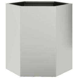 Berkfield Home Durable Garden Planter 2 pcs Hexagon 46x40x45 cm Corten Steel in Brown - Size: 46 x 40 x 45 cm - thumbnail 6