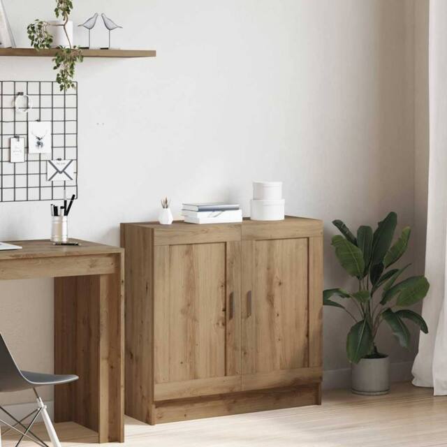 Berkfield Home Classic Book Cabinet Artisan Oak 82.5x30.5x80 cm Engineered Wood in Brown - image 1