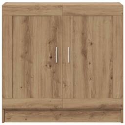 Berkfield Home Classic Book Cabinet Artisan Oak 82.5x30.5x80 cm Engineered Wood in Brown - thumbnail 6