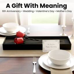 Novecrafto Iron Roses Intertwined Hand-Forged Metal Flower With Twisted Stem Gift in Red - thumbnail 5