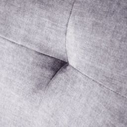 Home Source Arta Accent Chair Armchair Occasional Sofa Modern Upholstered Seating in Silver - thumbnail 5