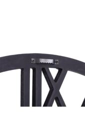 Living and Home 58cm Industrial Gold Roman Numeral Silent Wall Clock with Gear Design - thumbnail 5