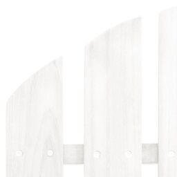 Berkfield Home Garden Rocking Chair Wood White - thumbnail 5