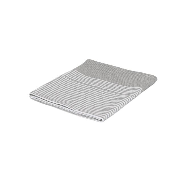 Nicola Spring 100% Cotton Tea Towel Absorbent Kitchen Dish Cloth Drying Towel - 70cm x 50cm in Light Grey - image 1
