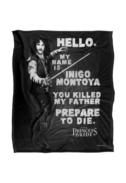 princess_bride Princess Bride Hello Again Silky Touch Super Soft Throw Blanket 152 X 127 cm in White - image 1