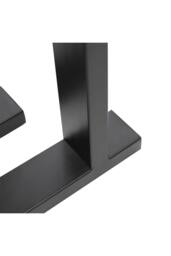 Living and Home 2Pcs Black Anti-Slip Metal Table Legs for DiningTable, Desks and Workbenches, 60 cm W x 71 cm H - thumbnail 5