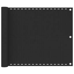 Berkfield Home Balcony Screen HDPE 75x400 cm Anthracite in Black - thumbnail 1