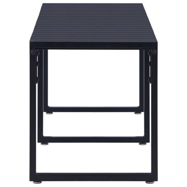 Berkfield Home Beautiful Garden Bench 180 cm PS Board Black - image 1
