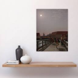 "Artery8 CW Eckersberg Langebro Copenhagen in Moonlight Wall Art Print - Size: W12"" x H16""" - thumbnail 4