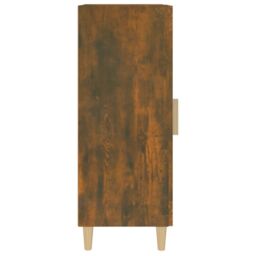 Berkfield Home Sideboard Smoked Oak 34.5x34x90 cm Engineered Wood in Brown - thumbnail 6