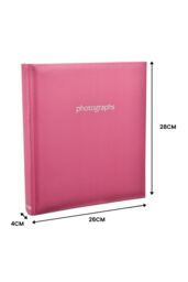 "Arpan Photo Album 5x7"" Slip in Memo Book bound for 120 Photos in Pink" - thumbnail 2