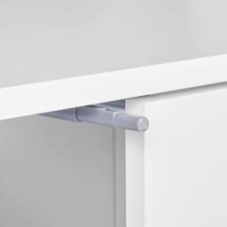 Wyld and Coco Washbasin Cabinet White and Light Wood with Bamboo Accents - thumbnail 7