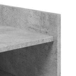 Berkfield Home Shoe Cabinet Concrete Grey 52x37.5x100 cm Engineered Wood - thumbnail 8