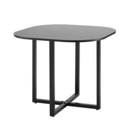 Comfy Living Ltd Black 90cm Square Dining Table Set with 4 White Chairs - thumbnail 5