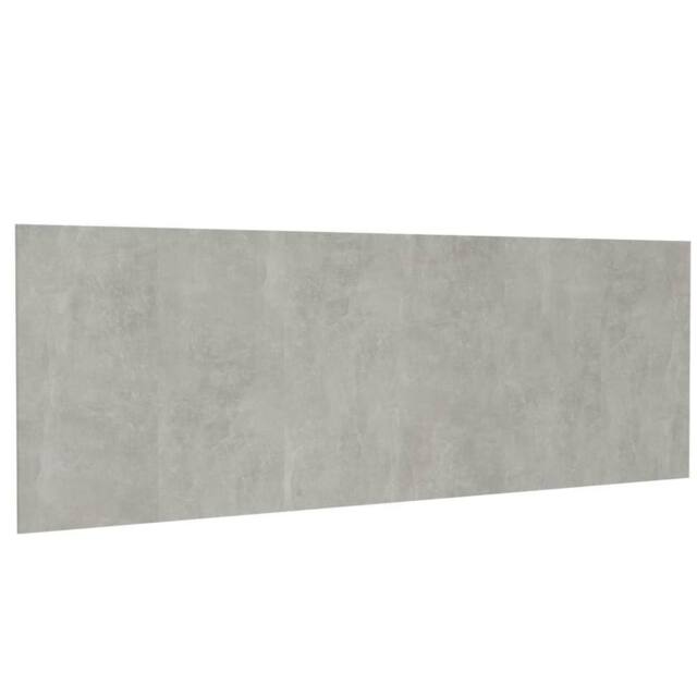 Berkfield Home Wall Headboard Concrete Grey 240x1.5x80 cm Engineered Wood - image 1