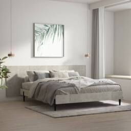 Berkfield Home Wall Headboard Concrete Grey 240x1.5x80 cm Engineered Wood - thumbnail 2