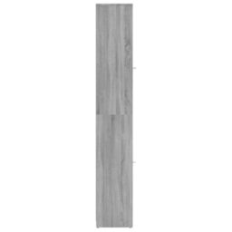 Berkfield Home Bathroom Cabinet Grey Sonoma 30x30x183.5 cm Engineered Wood - thumbnail 4
