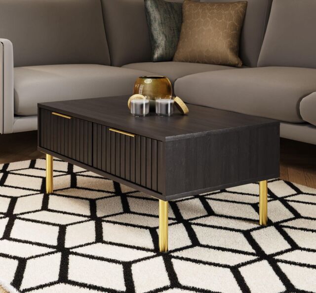 GFW Nervata Coffee Table in Black - image 1