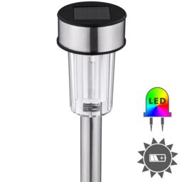 tectake Outdoor Lights Set Of 24 in Silver - Size: 24 Pack - thumbnail 2