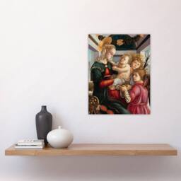 "Artery8 Madonna & Child with Angels Botticelli Vintage Wall Art Print Poster - Size: W12"" x H16""" - thumbnail 4