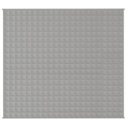 Berkfield Home Weighted Blanket Grey 200x230 cm 13 kg Fabric - thumbnail 3