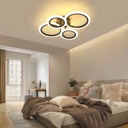 Pheashine Bright Acrylic Ceiling Light 32W 3000-6500K With Remote Control in Black - thumbnail 6