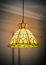ValueLights Beatrix Tiffany Glass Easy Fit Ceiling Pendant Light Lamp Shade - thumbnail 2