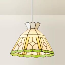 ValueLights Beatrix Tiffany Glass Easy Fit Ceiling Pendant Light Lamp Shade - thumbnail 3