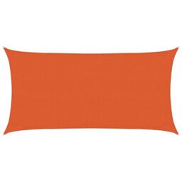 Berkfield Home Sunshade Sail 160 g/m¬≤ Rectangular Orange 3x6 m HDPE - thumbnail 2