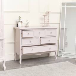 Melody Maison Large Pink 6 Drawer Chest Of Drawers - thumbnail 2