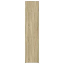 Berkfield Home Slim Storage Cabinet Sonoma Oak 50x42.5x225 cm Engineered Wood in Brown - thumbnail 4