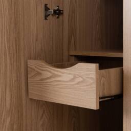 Seconique Tessa 4 Door Mirrored Wardrobe-Natural Oak Effect in Light Oak - thumbnail 8