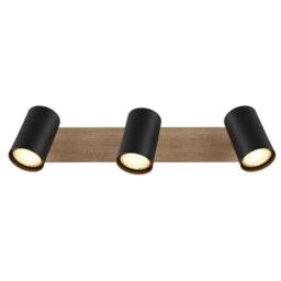 Netlighting Linca Ceiling Spotlight Bar Matt Black 3x GU10 - thumbnail 3