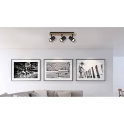 Netlighting Linca Ceiling Spotlight Bar Matt Black 3x GU10 - thumbnail 5