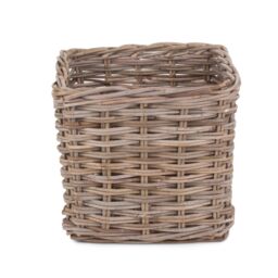 Red Hamper Rattan Square Kubu Grey Rattan Storage Basket - thumbnail 2