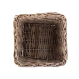 Red Hamper Rattan Square Kubu Grey Rattan Storage Basket - thumbnail 3