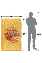 Steven Rhodes Eat Your Worries Silky Touch Super Soft Throw Blanket - Size: Small - thumbnail 3