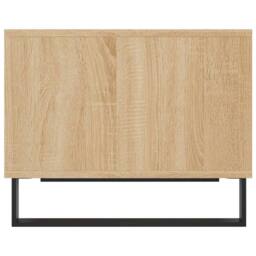 Berkfield Home Decorative Coffee Table Sonoma Oak 60x50x40 cm Engineered Wood in Light Tan - Size: 60 x 50 x 40 cm - thumbnail 5