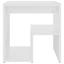 Berkfield Home Bed Cabinets 2 pcs White 40x30x40 cm Engineered Wood - Size: 40 x 30 x 40 cm - thumbnail 4