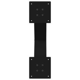 Berkfield Home Dining Table Legs X-Shaped 2 pcs Black 60x(72-73) cm Steel - thumbnail 7