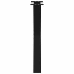 Berkfield Home Dining Table Legs X-Shaped 2 pcs Black 60x(72-73) cm Steel - thumbnail 6