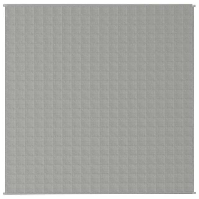 Berkfield Home Weighted Blanket Grey 200x200 cm 9 kg Fabric - image 1