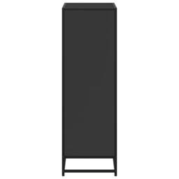 Berkfield Home Modern Book Cabinet Black 60x35x107.5 cm Engineered Wood - thumbnail 5