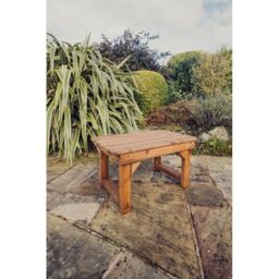 Churnet Valley Garden Furniture Ltd Valley Garden Coffee Table - Timber - Partially Assembled in Brown - thumbnail 2