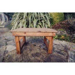 Churnet Valley Garden Furniture Ltd Valley Garden Coffee Table - Timber - Partially Assembled in Brown - thumbnail 4