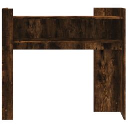 Berkfield Home Console Table Smoked Oak 100x35x90 cm Engineered Wood in Brown - Size: 100 x 35 x 90 cm - thumbnail 4