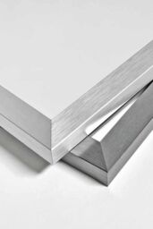 nielsen Star Metal Rectangle Wall Mirror Large Matt 70 X 170Cm in Silver - Size: 70 X 170 cm - thumbnail 5