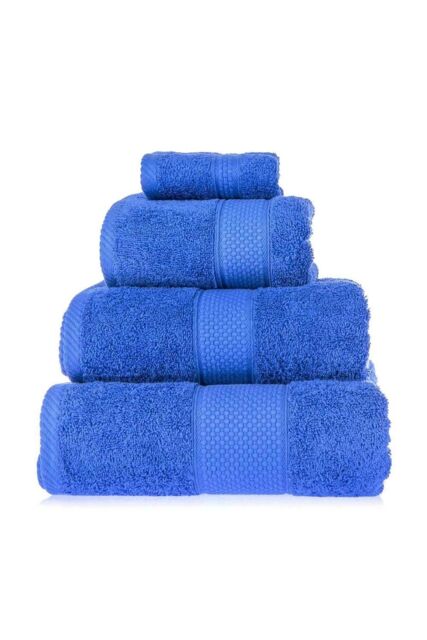 Homescapes 500 GSM Turkish Cotton Towel Soft, Absorbent & Quick-Drying in Royal - image 1
