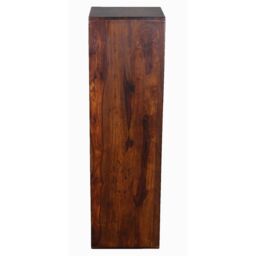 Jaipur Furniture Ltd Jaipur Large Lamp Table - Sheesham Wood - L25 x W25 x H85 cm - Honey Dark Finish in Brown - thumbnail 2