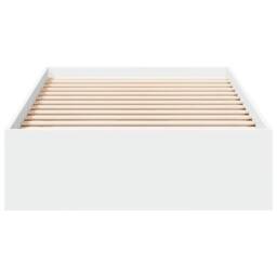 Berkfield Home Bed Frame with Drawers without Mattress White 75x190 cm Small Single - thumbnail 4